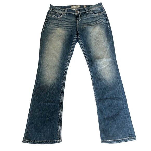 BKE Denim Buckle Harper Bootcut Jeans 36L - Picture 2 of 11